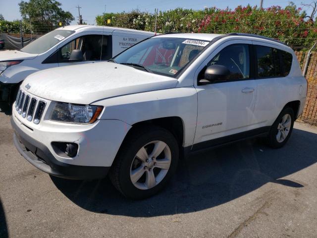 1C4NJDBB4GD709431 - 2016 JEEP COMPASS SPORT WHITE photo 1