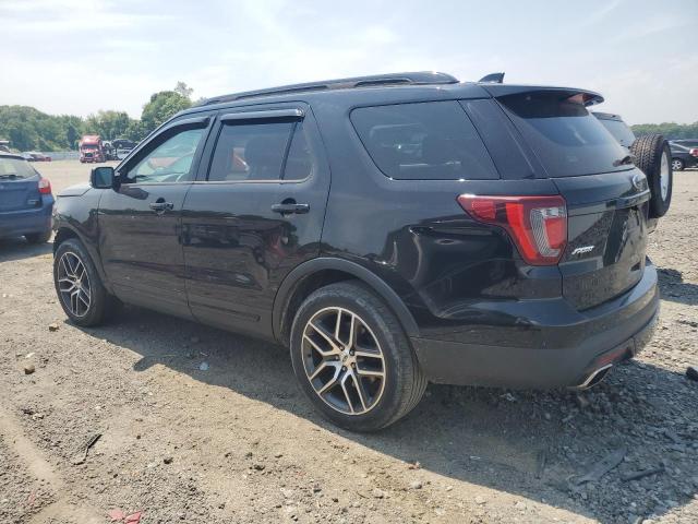1FM5K8GTXHGC12305 - 2017 FORD EXPLORER SPORT Schwarz Foto 2