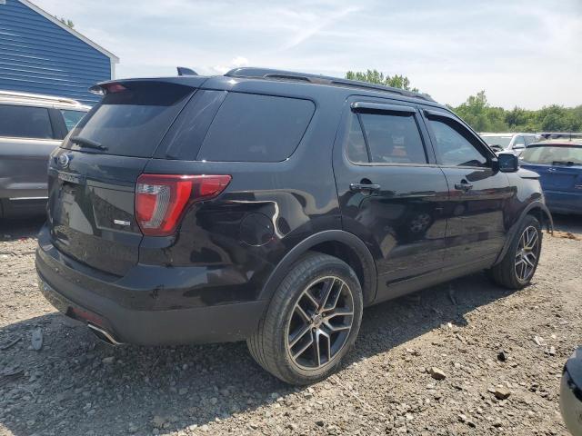 1FM5K8GTXHGC12305 - 2017 FORD EXPLORER SPORT Schwarz Foto 3