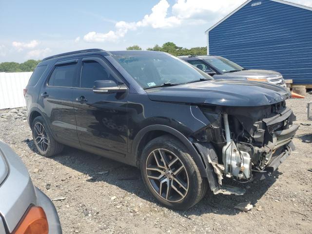 1FM5K8GTXHGC12305 - 2017 FORD EXPLORER SPORT Schwarz Foto 4