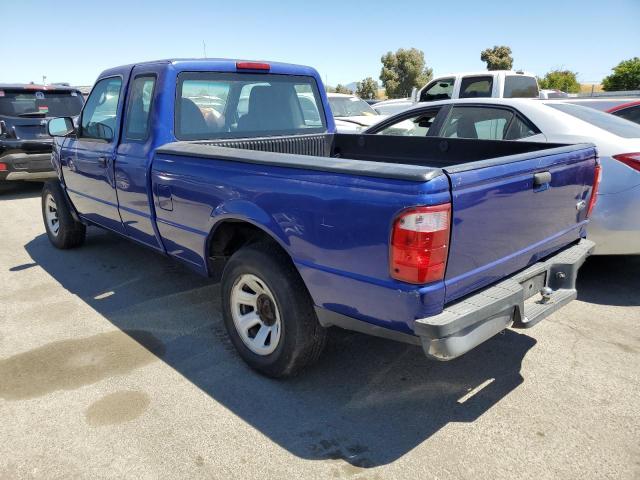 1FTYR14U35PA09933 - 2005 FORD RANGER SUPER CAB BLUE photo 2