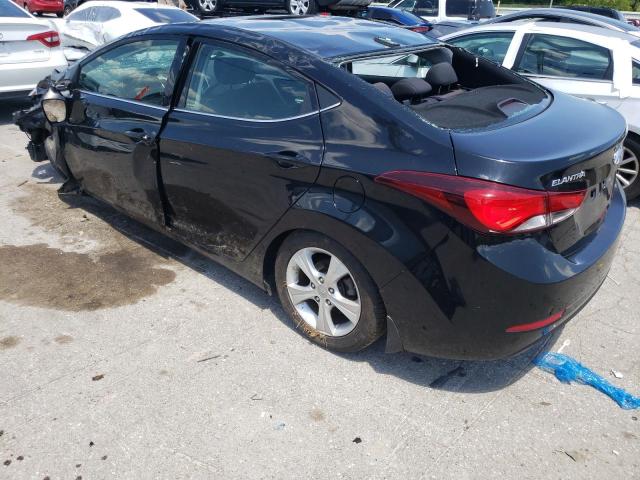 5NPDH4AE7GH797498 - 2016 HYUNDAI ELANTRA SE BLACK photo 2