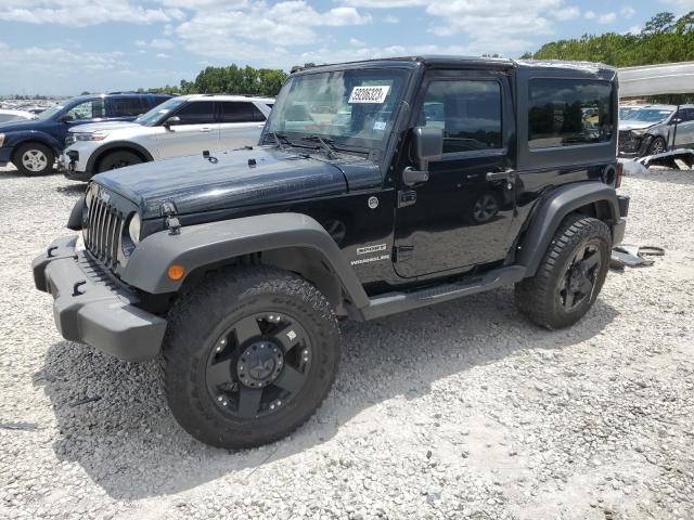 1C4GJWAG8DL673360 - 2013 JEEP WRANGLER SPORT BLACK photo 1