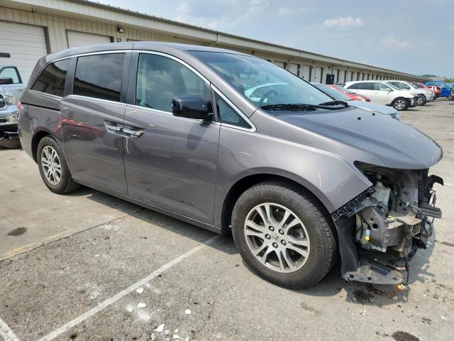 5FNRL5H69CB051555 - 2012 HONDA ODYSSEY EXL GRAY photo 4