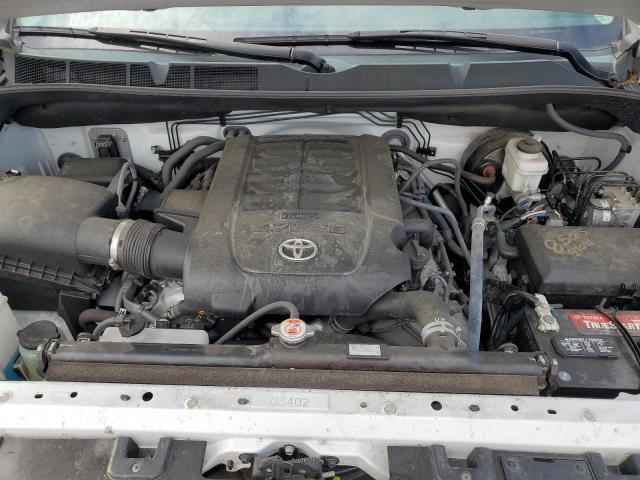 5TFCY5F18MX028256 - 2021 TOYOTA TUNDRA DOUBLE CAB SR/SR5 WHITE photo 11