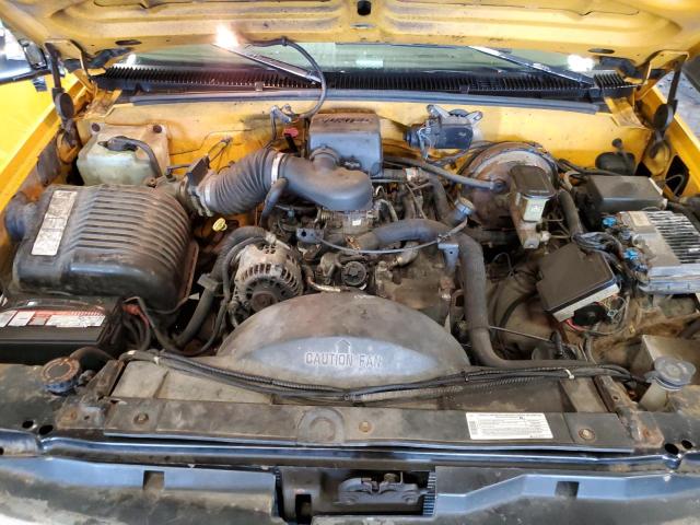 1GTGK24R1VE539248 - 1997 GMC SIERRA K2500 YELLOW photo 11