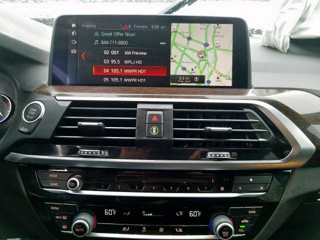 5UXTR9C55KLE18345 - 2019 BMW X3 XDRIVE30I  լուսանկար 9