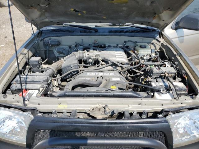 JT38N86RX29063439 - 2002 TOYOTA 4RUNNER SILVER photo 11