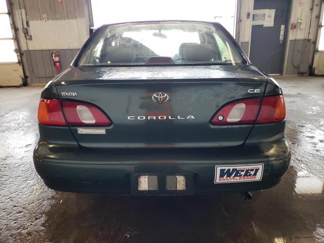 2T1BR12EXYC370614 - 2000 TOYOTA COROLLA VE GREEN photo 6