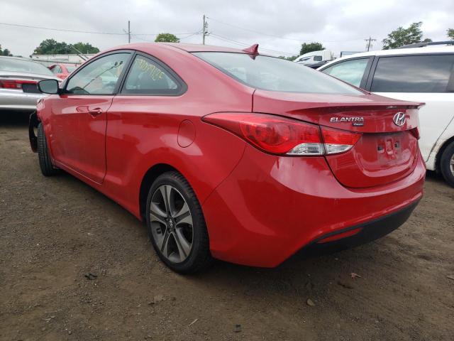 KMHDH6AE9DU015310 - 2013 HYUNDAI ELANTRA CO GS RED photo 2