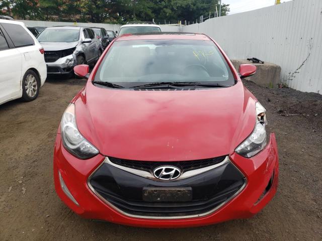 KMHDH6AE9DU015310 - 2013 HYUNDAI ELANTRA CO GS RED photo 5