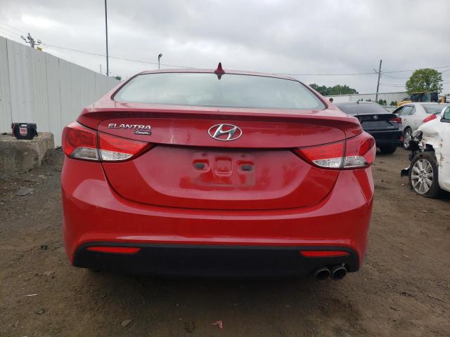 KMHDH6AE9DU015310 - 2013 HYUNDAI ELANTRA CO GS RED photo 6