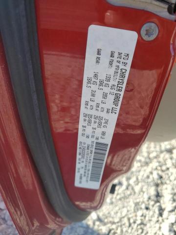 2C4RDGCG5DR520221 - 2013 DODGE GRAND CARA SXT RED photo 13