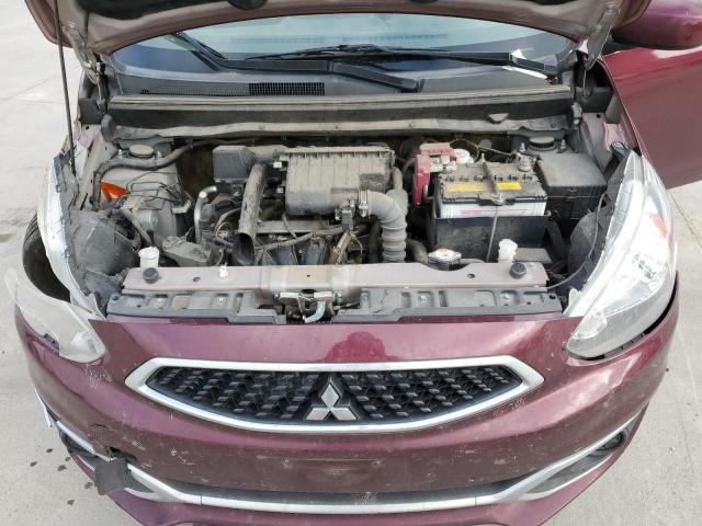 ML32A3HJ8LH001278 - 2020 MITSUBISHI MIRAGE ES MAROON photo 11