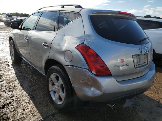 JN8AZ08T25W330370 - 2005 NISSAN MURANO SL SILVER photo 3