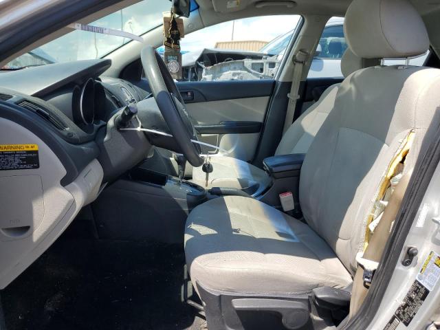 KNAFU4A28A5242753 - 2010 KIA FORTE EX SILVER photo 7