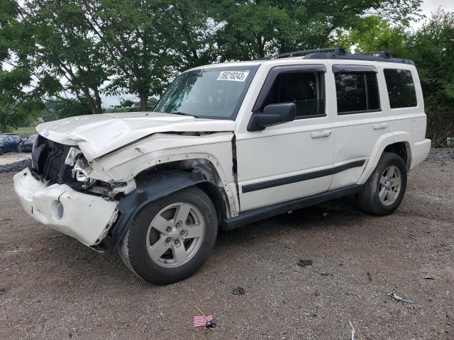 1J8HH48N78C151505 - 2008 JEEP COMMANDER SPORT WHITE photo 1