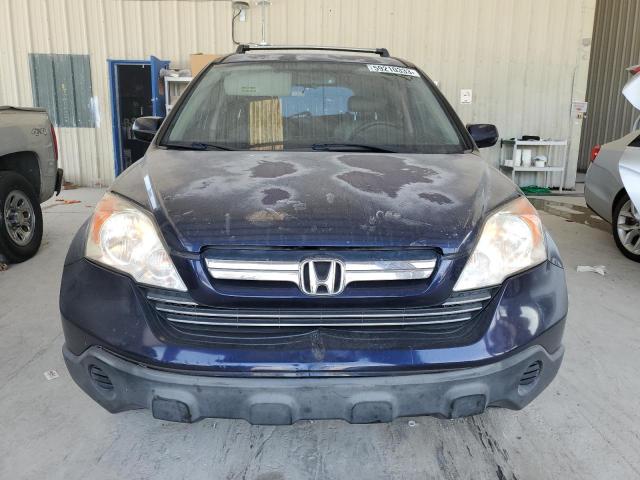 JHLRE38738C036743 - 2008 HONDA CR-V EXL BLUE photo 5