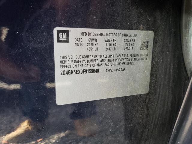 2G4GK5EX9F9159640 - 2015 BUICK REGAL 蓝色 照片 12