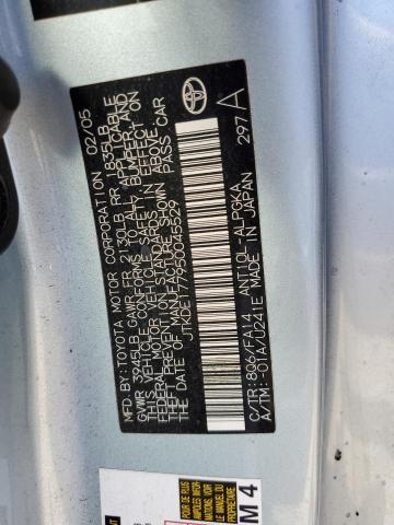 JTKDE177950045529 - 2005 TOYOTA SCION TC 银色 照片 12