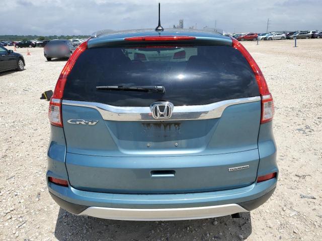 5J6RM3H90FL022064 - 2015 HONDA CR-V TOURING BLUE photo 6