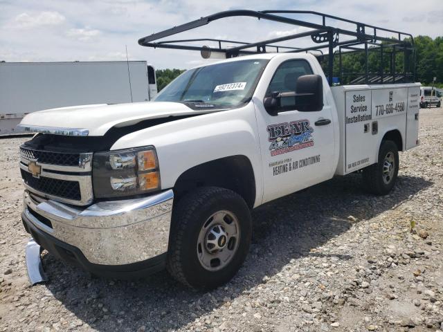 1GB0CVCG1BF172491 - 2011 CHEVROLET SILVERADO C2500 HEAVY DUTY WHITE photo 1