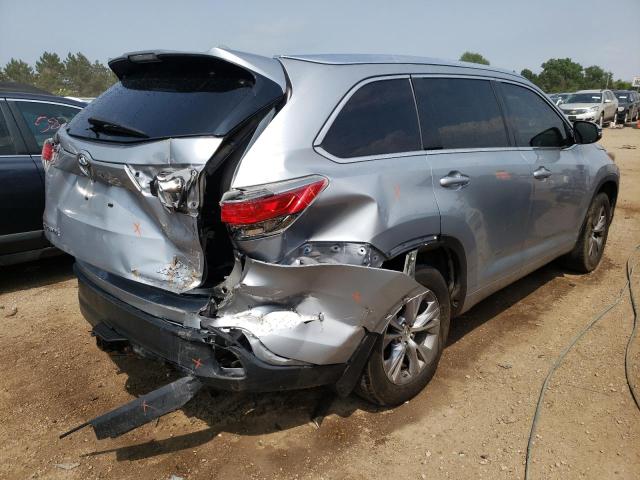 5TDJKRFH9FS107344 - 2015 TOYOTA HIGHLANDER XLE Արծաթագույն լուսանկար 3