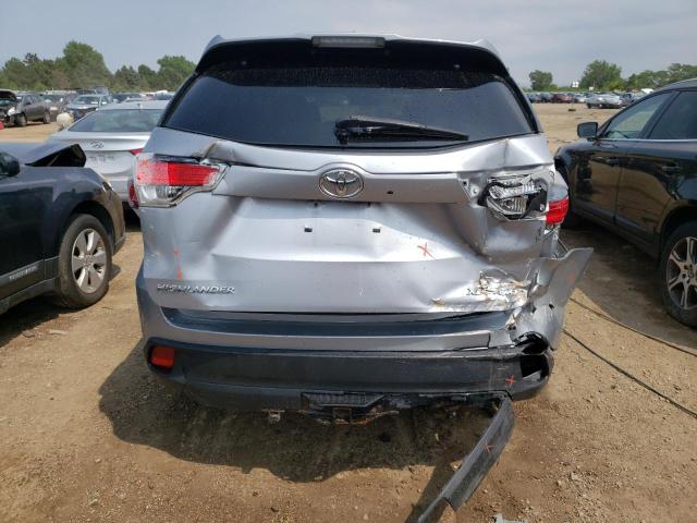 5TDJKRFH9FS107344 - 2015 TOYOTA HIGHLANDER XLE Արծաթագույն լուսանկար 6