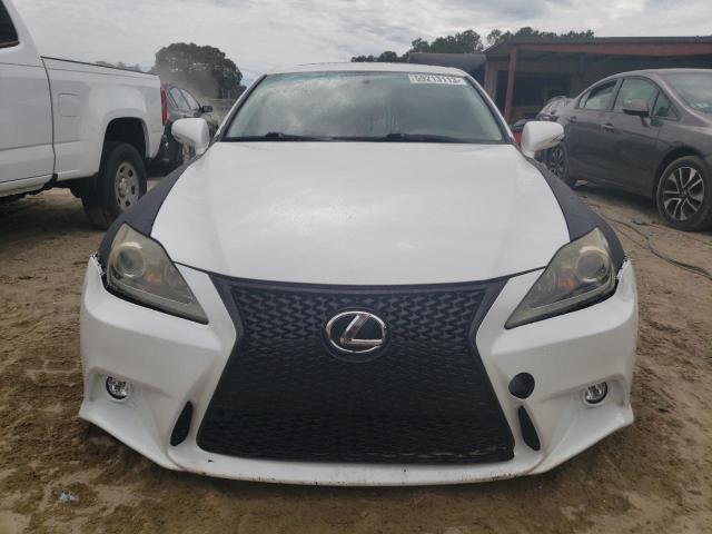 JTHBF5C24B5150506 - 2011 LEXUS IS 250 WHITE photo 5