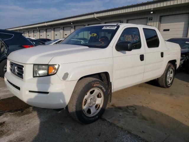 2HJYK16247H512292 - 2007 HONDA RIDGELINE RT WHITE photo 1