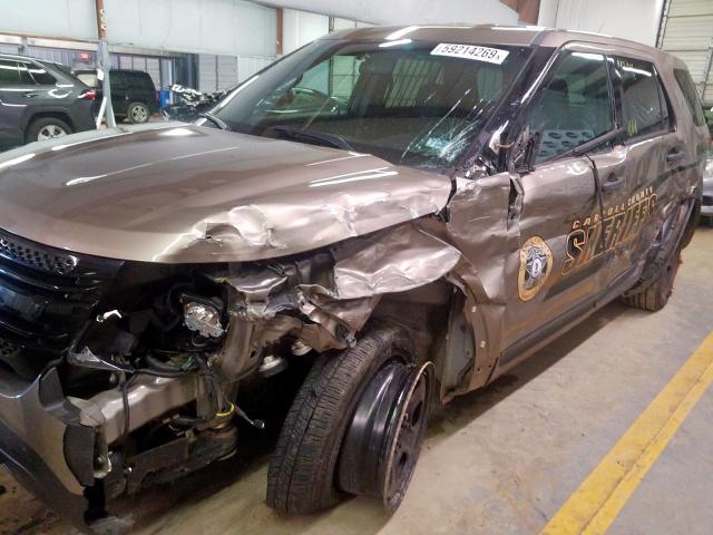 1FM5K8AR4EGA18443 - 2014 FORD EXPLORER POLICE INTERCEPTOR  photo 9