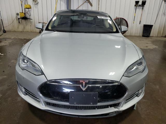 5YJSA1H15EFP51239 - 2014 TESLA MODEL S SILVER photo 5