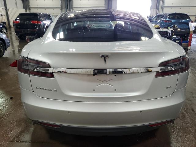 5YJSA1H15EFP51239 - 2014 TESLA MODEL S SILVER photo 6