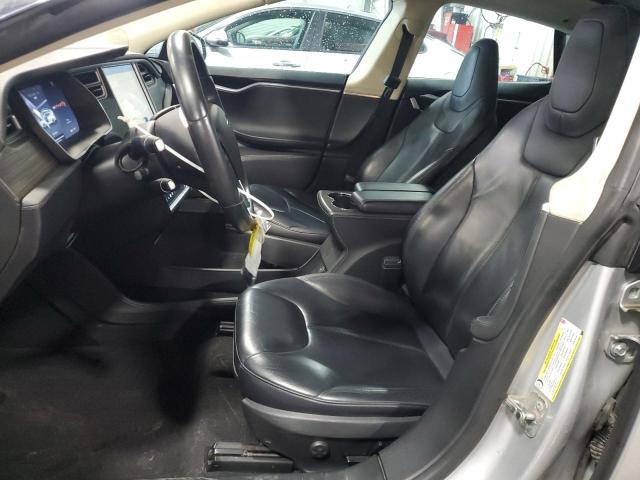 5YJSA1H15EFP51239 - 2014 TESLA MODEL S SILVER photo 7