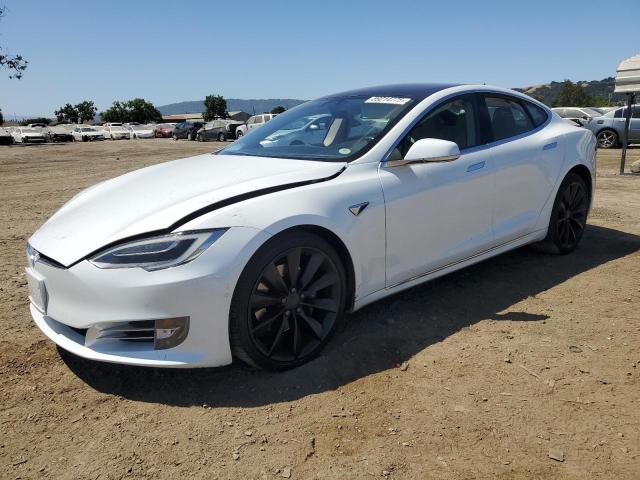 5YJSA1E27HF199003 - 2017 TESLA MODEL S WHITE photo 1