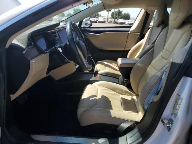 5YJSA1E27HF199003 - 2017 TESLA MODEL S WHITE photo 7