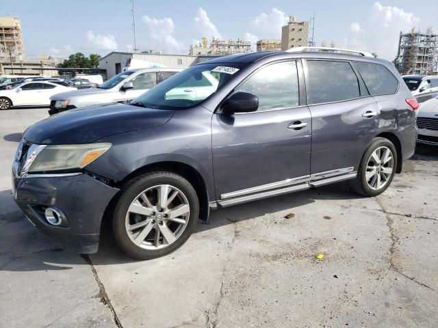 5N1AR2MN3DC668872 - 2013 NISSAN PATHFINDER S CHARCOAL photo 1