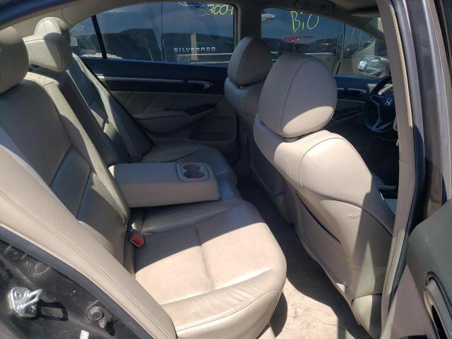 19XFA16979E010273 - 2009 HONDA CIVIC EXL ნაცრისფერი ფოტო 10