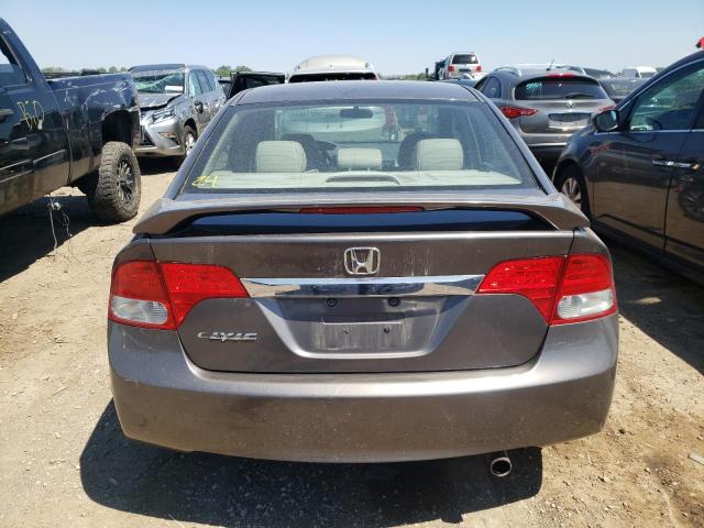 19XFA16979E010273 - 2009 HONDA CIVIC EXL ნაცრისფერი ფოტო 6