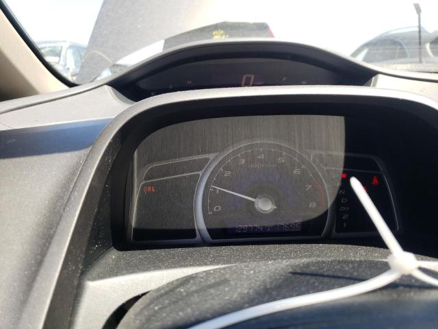 19XFA16979E010273 - 2009 HONDA CIVIC EXL ნაცრისფერი ფოტო 9