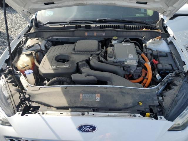 3FA6P0LU5KR279314 - 2019 FORD FUSION SE Білий фото 11