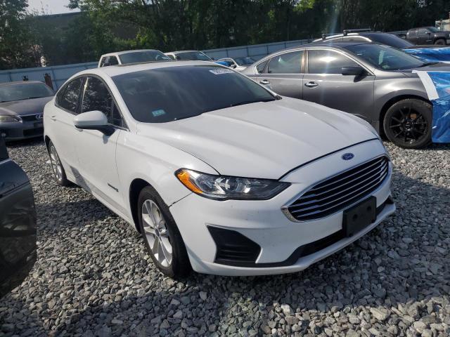 3FA6P0LU5KR279314 - 2019 FORD FUSION SE Білий фото 4