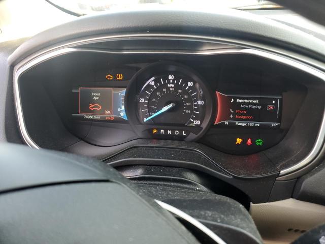 3FA6P0LU5KR279314 - 2019 FORD FUSION SE Білий фото 9