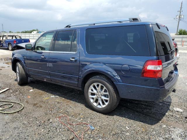 1FMJK2AT9FEF46533 - 2015 FORD EXPEDITION EL LIMITED BLUE photo 2