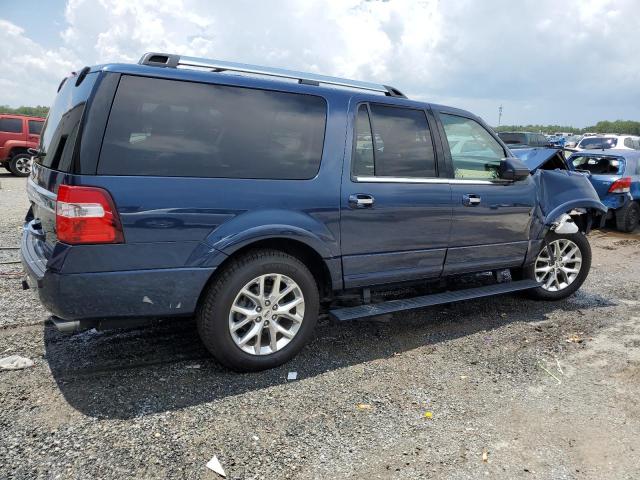 1FMJK2AT9FEF46533 - 2015 FORD EXPEDITION EL LIMITED BLUE photo 3