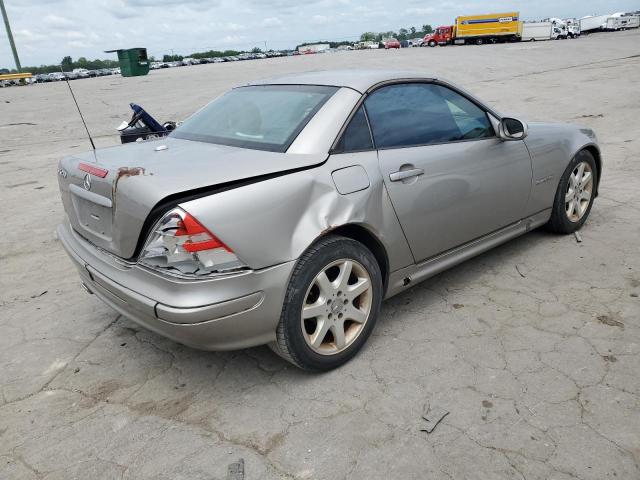 WDBKK49F13F277564 - 2003 MERCEDES-BENZ SLK 230 KOMPRESSOR GRAY photo 3