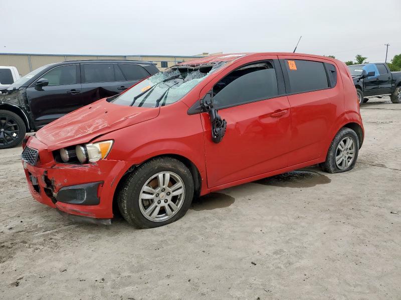 1G1JA6SH1C4204349 - 2012 CHEVROLET SONIC LS RED photo 1