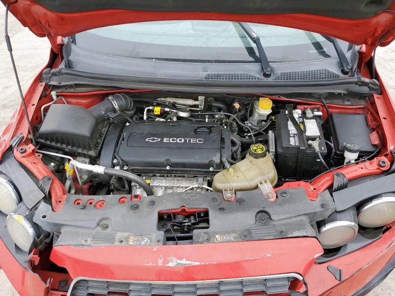 1G1JA6SH1C4204349 - 2012 CHEVROLET SONIC LS RED photo 11