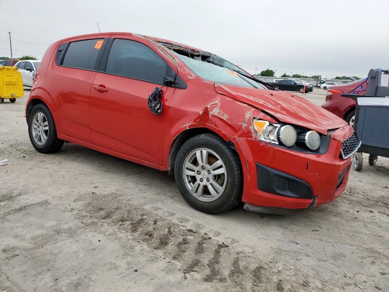 1G1JA6SH1C4204349 - 2012 CHEVROLET SONIC LS RED photo 4