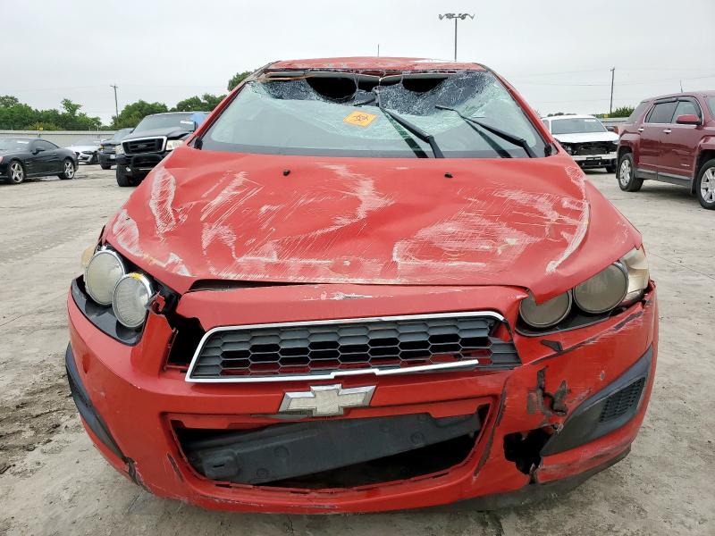 1G1JA6SH1C4204349 - 2012 CHEVROLET SONIC LS RED photo 5